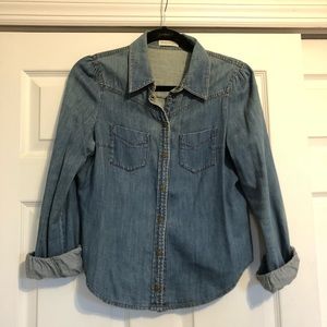 Whistles chambray button-down